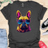 Retro Frenchie with Sunglasses - V2 - Retro Two T-Shirt